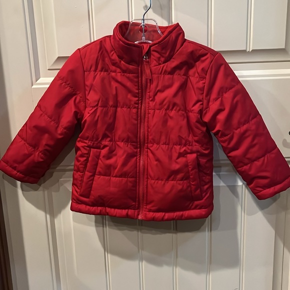 Wonder Nation Kids Two in One Black Hooded Coat with Red Jacket size 2T - Picture 3 of 10
